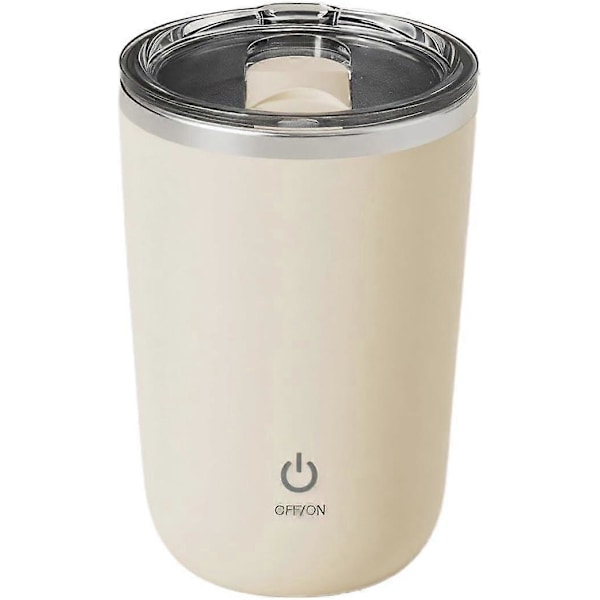 350ml Automatisk Blender Kaffe Mjölk Juice Blender Elektrisk Rostfritt Stål Off-white