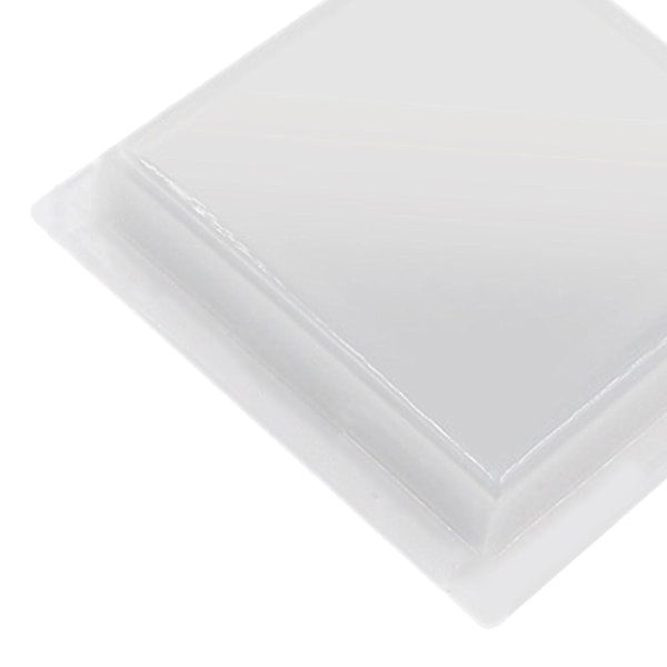Vandtæt dækken til dørklokke, dørklokke regnslag til adgangskontrol tastatur S Sort Clear Square
