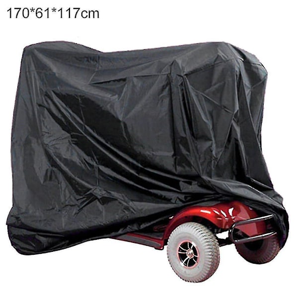 Kraftigt Regnskydd för Elscooter Vattentätt Skydd 170*61*117cm