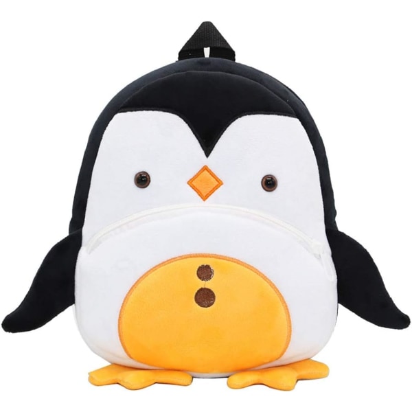 Kids Backpack, Cute Penguin Shape Plush Mini Backpack for