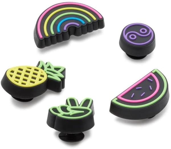 LED Sko-charms för både dam och herr, 5-pack, One Size