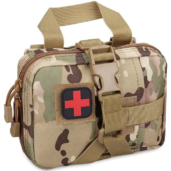 Första hjälpen-kit, taktisk överlevnadsutrustning, Utility Pouch taktiska medicinska fickor, Rip Away taktisk medicinsk väska för hemmet Camo