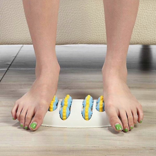 Plantar Fasciit Rulle Fotmassage - Cirkulationsförbättrare För Fötter Och Ben Pedi Roller - Spikig Massagerulle Bärbar Hemmabehandlingsmaskin