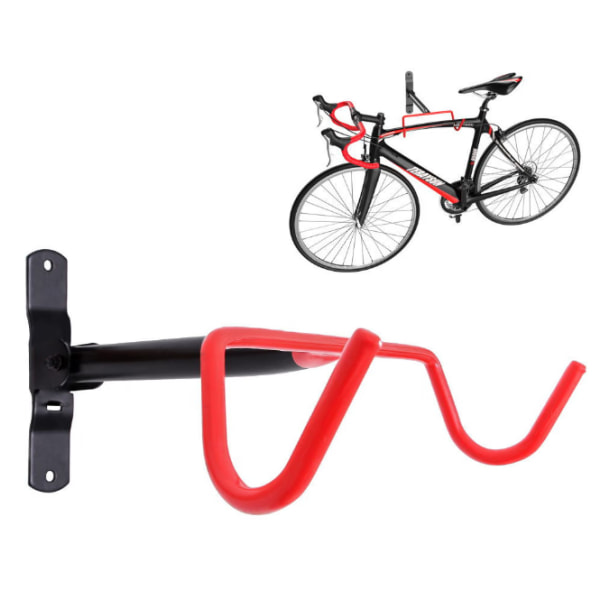 Metal sykkelveggfeste - sammenleggbart sykkelstativ - plassbesparende sykkel