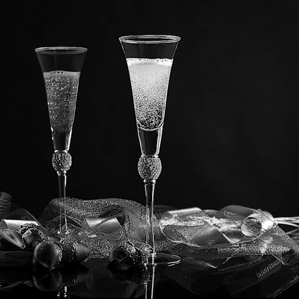 Elegant Sæt med 2 Champagneglas