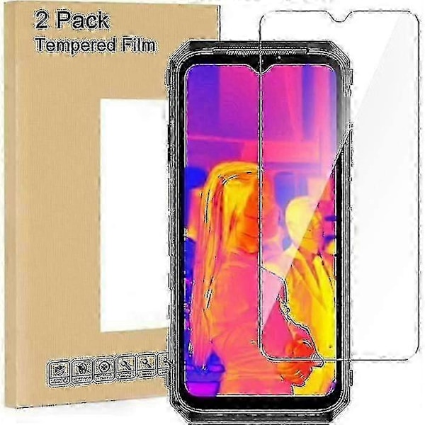 Läpinäkyvä karkaistu lasinen näytönsuoja Ulefone Power Armor 18T 6,58 tuuman puhelimelle, 2X suojaus