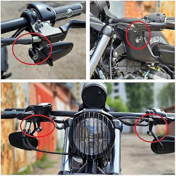 Modificeret motorcykel LED blinklys mini front blinklys universal til Harley Kawasaki Suzuki