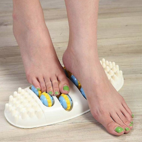 Plantar Fasciit Rulle Fotmassage - Cirkulationsförbättrare För Fötter Och Ben Pedi Roller - Spikig Massagerulle Bärbar Hemmabehandlingsmaskin