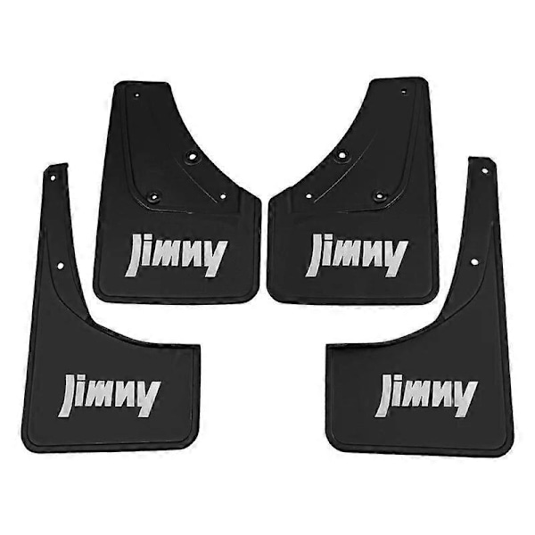4 st Bil Stänkskydd för Suzuki Jimny 2019 2020 2021 2022 2023 Stänkskärmar Fender Mud Flap Guard Stänkskydd Fram Bak black 4pcs jimny