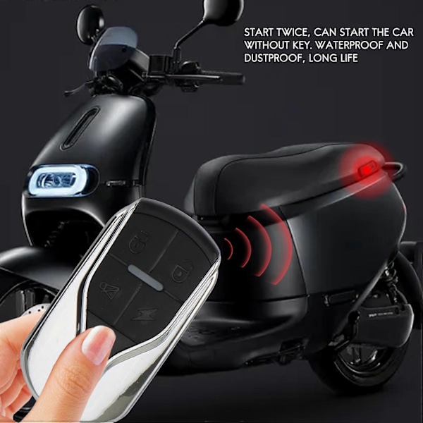 Ebike Larmsystem 36V 48V 60V 72V med Två Brytare för Elektrisk Cykel/Skoter Ebike/Borstlös Kontroller