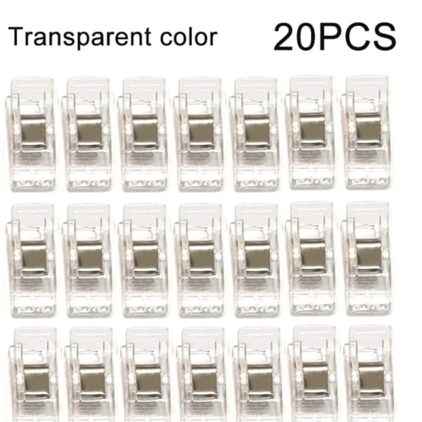 Syningspinde 20-pak - Transparent