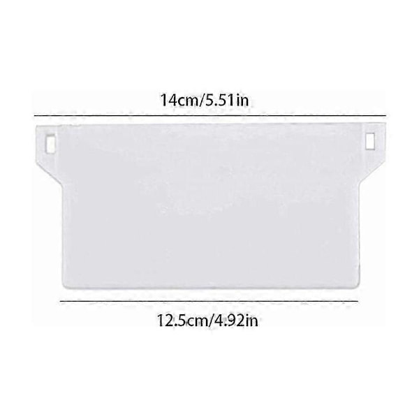 10 stk. lodrette persienner PVC plast bundplade 127 mm bundplade lodrette persienne tilbehør