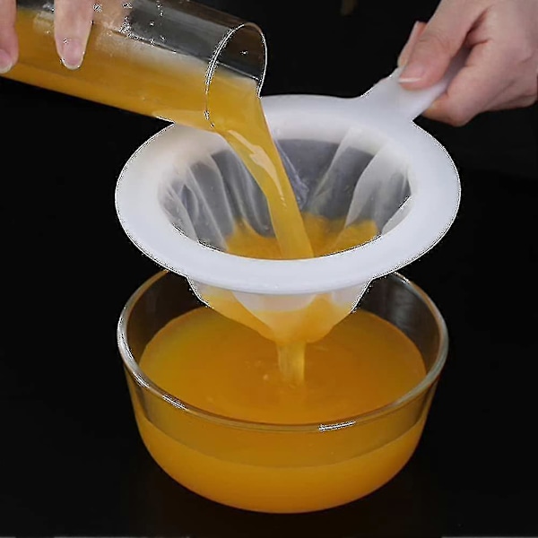 Ruokasuodatin 3 kpl 100/200/400 Mesh, Keittiön Ultrahienompi Mesh-siivilä 15 cm Halkaisijaltaan, Ultrahienompi Mesh-siivilä, Sakka