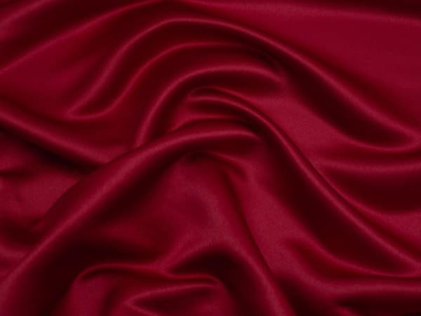 Minerva Classique Duchess Sateng Stoff Burgunder - per meter Burgundy