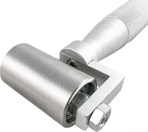 Håndtrykksrulle, Flat Sømvalse i Rustfritt Stål for Tapetkant (40 mm)
