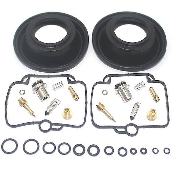 2 sæt til GS500 GS500E GS500F GS 500 E 500E 500F Motorcykel karburator reparationssæt stempelmembran flyder 2