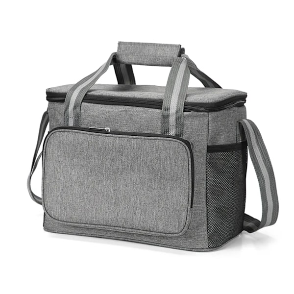 15L Isolerad Kylväska för Respicknick BBQ Party - grey