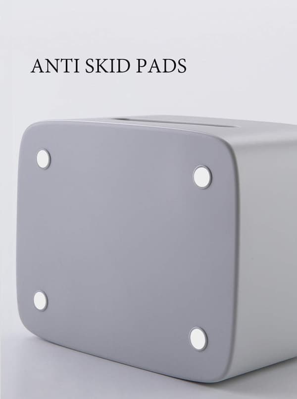 Multifunksjonell Kleenexboks, Fjernkontroll- og Kleenexholder, Organizer med Kleenexboks Gray