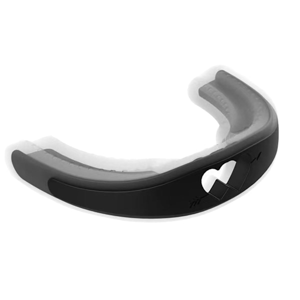Anti Snorken Enheder Silikone Bøjler Ergonomisk Snorken Reducerende Hjælp Forbedre Luftstrøm Vejrtrækning Anti-slibende Tandbeskytter Black