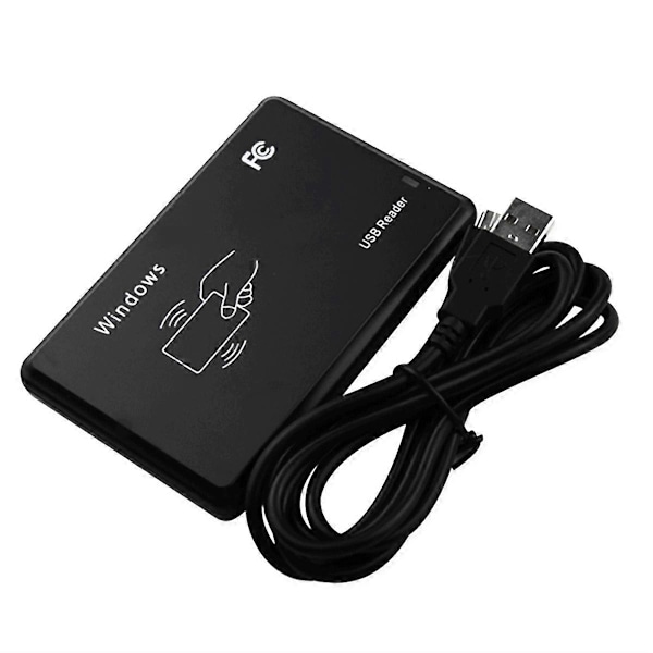 USB RFID-läsare 125kHz EM4100 ID Kontaktlös Känslighet Smartkortläsare TK4100 Stödjer Windows System Linux