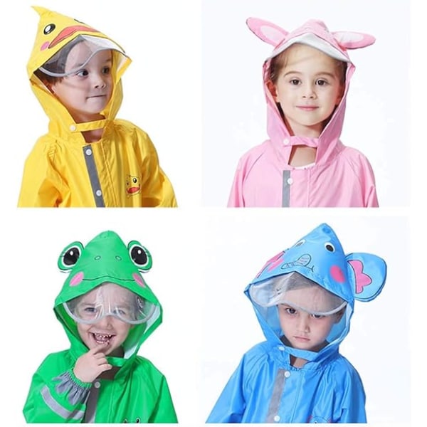 Regnjacka för barn（M） Regnkappa för baby Unisex regnkappa flicka pojke