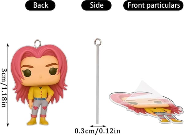 KPOP Witcher Julekalender Blind Box, 24-dagers Julekalender, Akryl Flat Nøkkelring Stil - 03