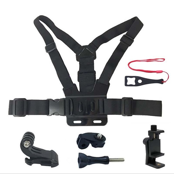 FAB Action Camera Straps, (Chest Harness) Compatible with All Gopro and Action Cameras