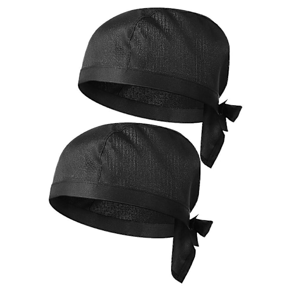 2 st Svampkockshatt, Matlagningskockshatt, Köksbagarhatt, Kockuniformshatt