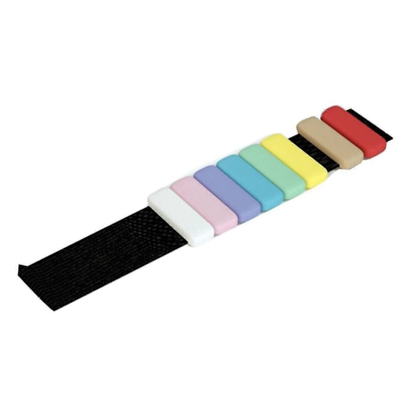 Säädettävät 1/2lb Ranne- ja Nilkkapainot Joogaan, Tanssiin, Barre- ja Pilates-harjoituksiin Multicolour 1 Pound