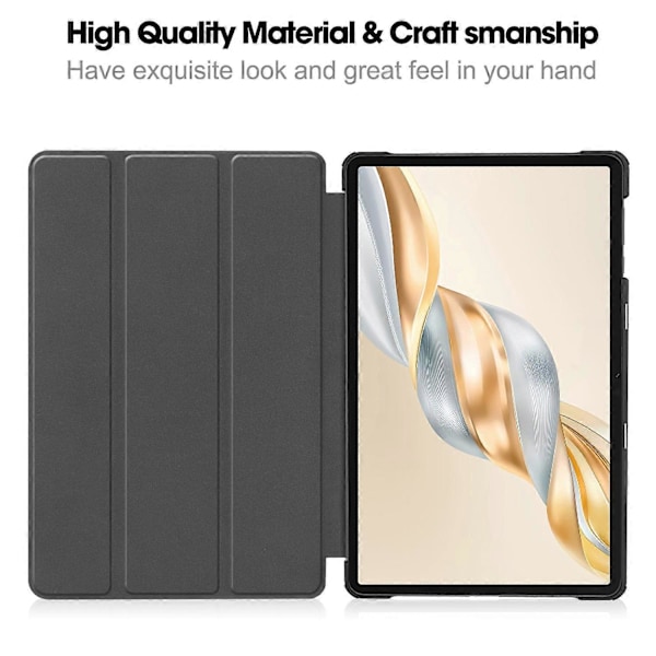 For Honor Pad X9 Pro Cover Anti-Drop Læder Stand Tablet Cover - Sort Black