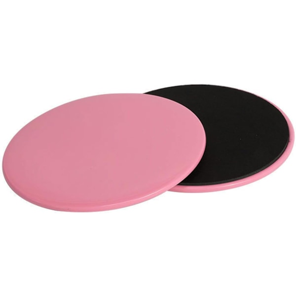 Kaksipuoliset liukukiekot Core Sliders Ultimate Core Trainer Kuntosali, matto- ja kovapuulattioille, Liukukiekot Kotiin Pink