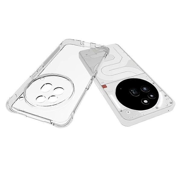 TPU-telefoncover til Nothing Phone (3a) Pro, skridsikkert, transparent mobiltelefoncover