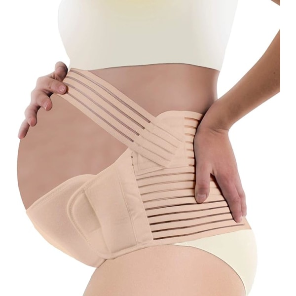 Gravidbälte, tre-i-ett gravidbälte, stretchigt och