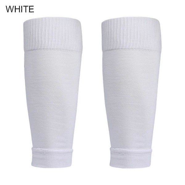 Kompresjons Sport Leggsokker Fotballsokker Leggdeksel Kompresjonsstrømper white