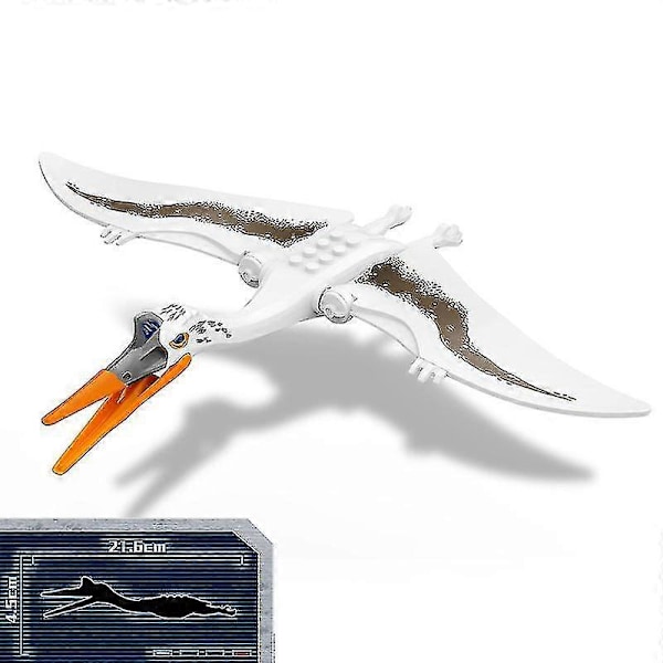 1 stk. Jurassic Stor Størrelse Dinosaur Byggeklodser T-rex Quetzalcoatlus Baryonyx Actionfigurer Børnelegetøj Gaver Quetzalcoatlus