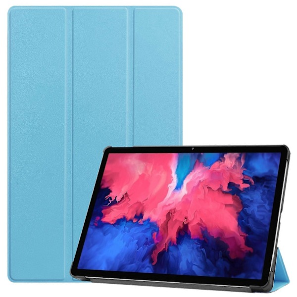 För Lenovo Tab P11 (TB-J606F) Läderfodral Mörkblå Sky Blue
