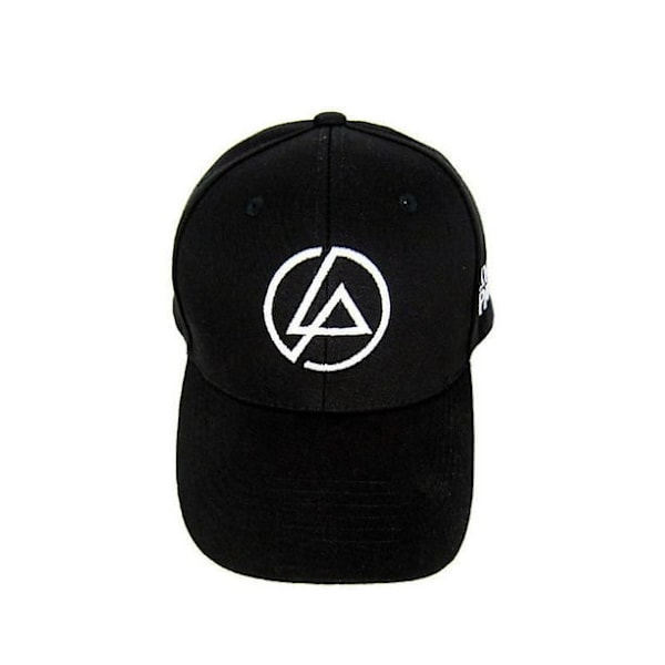 Mænds Linkin Park Broderet Baseball Cap Sort Justerbar Snapback Hat Trucker