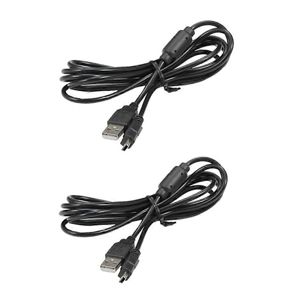 USB-ladekabel til Sony PS3 trådløse spilkonsolcontrollere med magnetisk ring, opladningsledning til Playstation 3 2Pcs