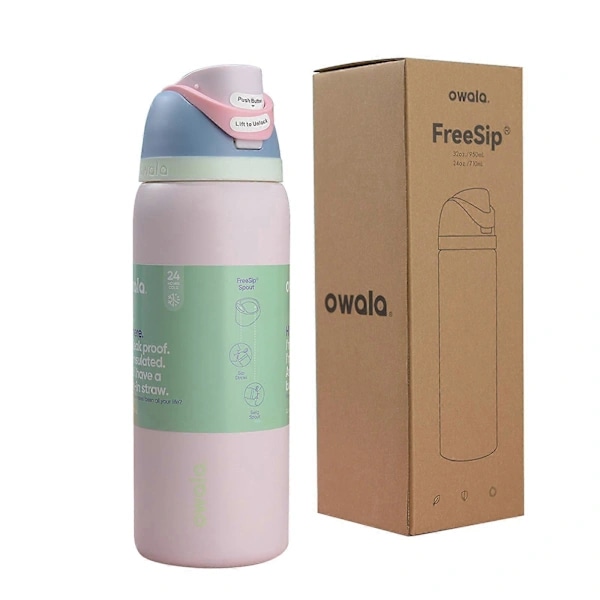Stor 710 ml Off-White Termosflaska för Äventyr lotus color