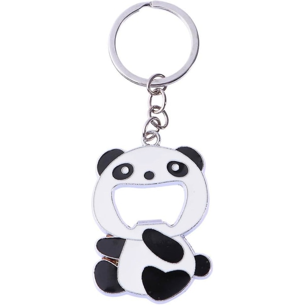 Portable Panda Beer Soda Bottle Opener Keychain