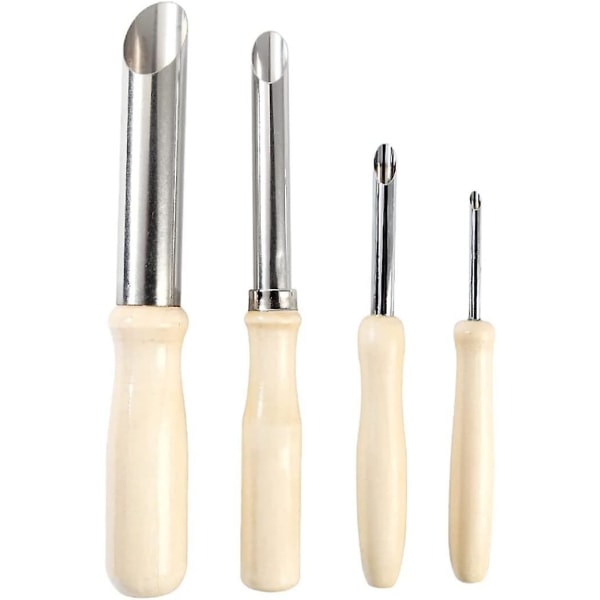 Clay Puncher Tool Round Hole Soft Sculpture Tool Kit Set Circle Shaping Pottery DIY Sculpture Puncher Tool Clay Sculpting Kit Carving Tool Kit for Art