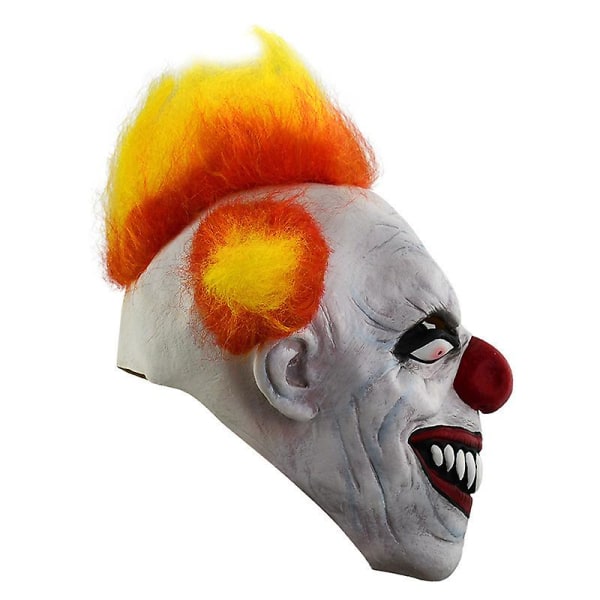 Pelottava Halloween-naamio - Ainutlaatuinen naamioitu muotoilu, Pelottava Halloween - Realistiset kasvopuvut - Pelottavimmat naamiot, joita on koskaan luotu Halloween-hauskanpitoon - Killer Clown,