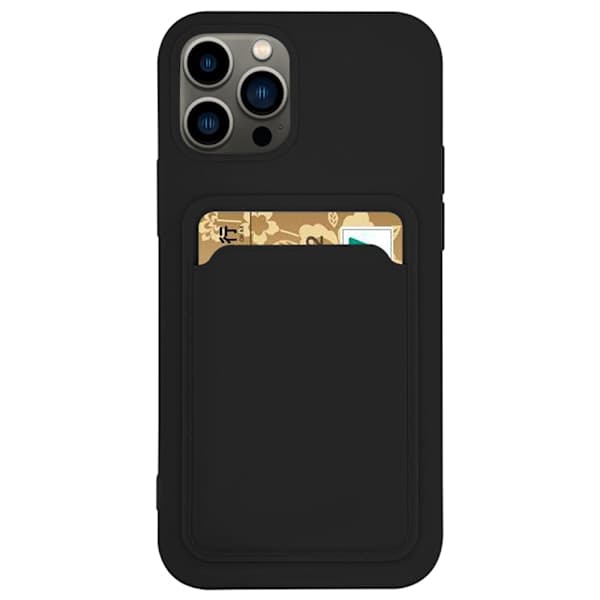iPhone 13 - Kuori Korttipidikkeellä Tumman Sininen, A