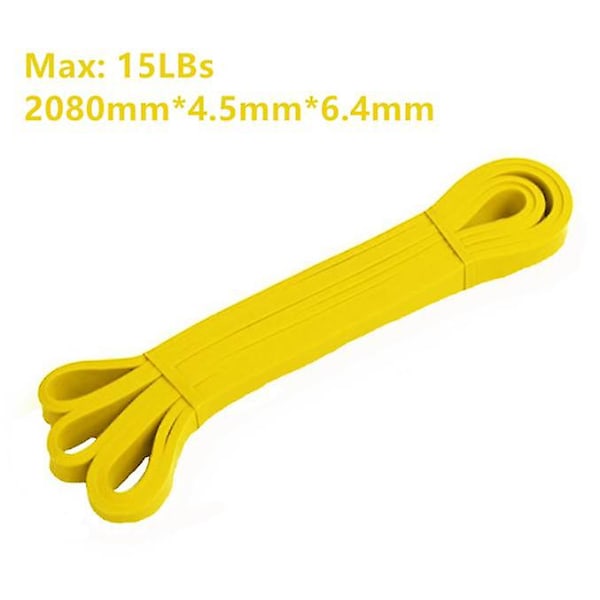 Träningsband Gummiband Motståndsband - Powerbands - Gul