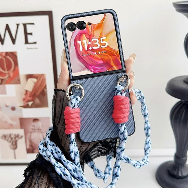 Telefoncover til Motorola Razr 50 Blue