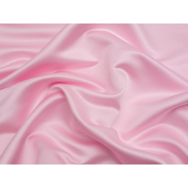 Minerva Classique Duchess Satin Tyg Blomma - per meter Pink 1