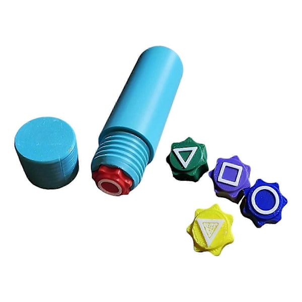 Squid Game, Squid Game Gonggi, Gonggi Koreansk Spill, Squid Game Gonggi Sett, Squid Games, Bærbart Stein-Fangst Spill Blue