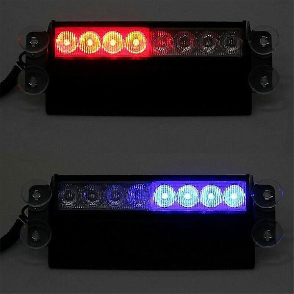 12V Politi Lys Led Strobelys Blinkende Auto Flash Stroboskoper Strobelys Nødadvarselslys Parkeringssignal
