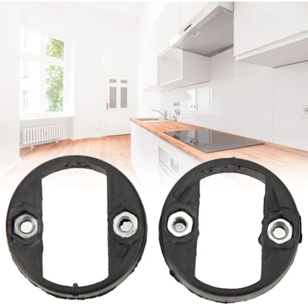 2 stk. Mini-skabshængsler med 26 mm glashul til glasdør, TH