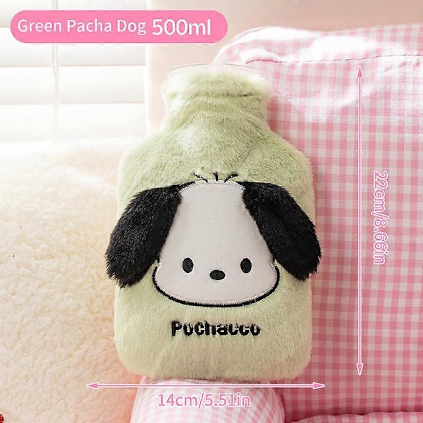 Sanrio Cinnamoroll Plys Vandflaske Kuromi My Melody Genanvendelig Håndvarmer Pochacco 500ML